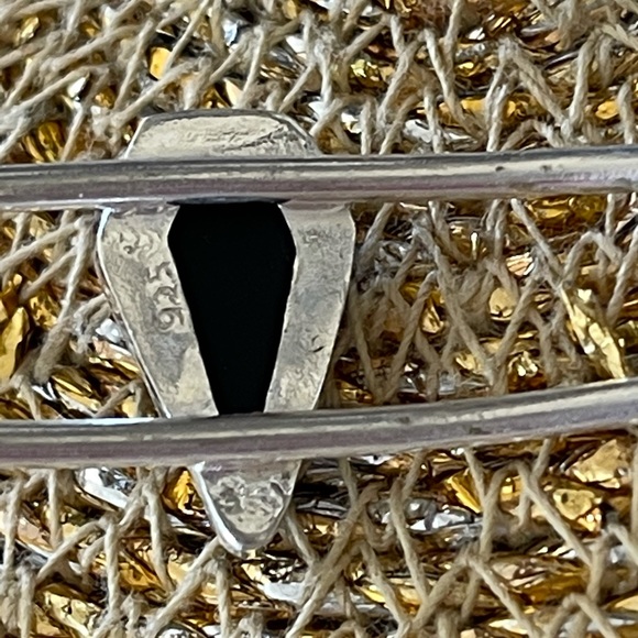 🌟 Black Onyx Sterling Silver Bracelet - Picture 5 of 9